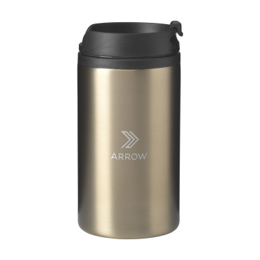 Logo trade promotional gift photo of: Thermo Can RCS Recycled Steel 300 ml thermo cup