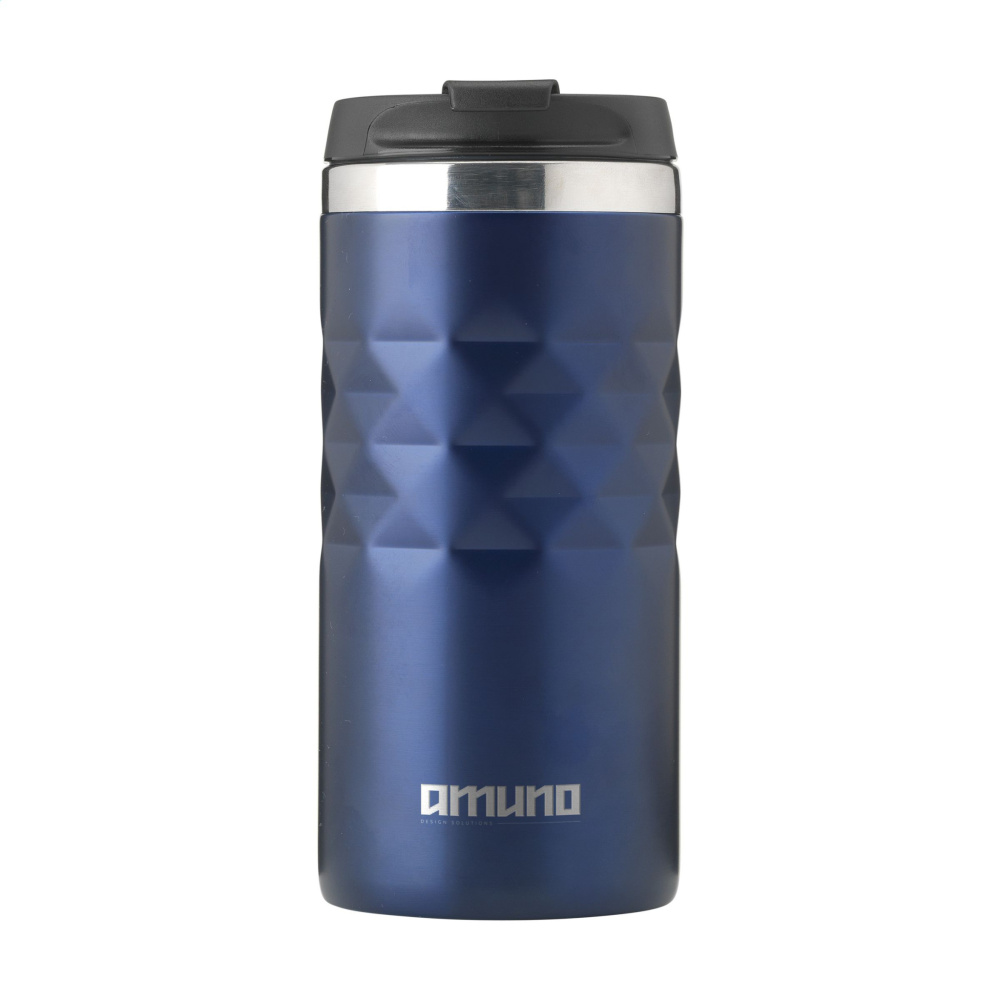 Logo trade promotional product photo of: Geometric Mug RCS Recycled Steel 280 ml thermo cup