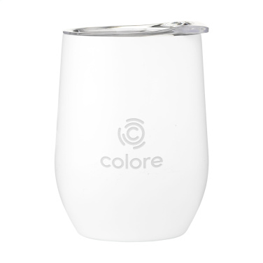 Logotrade promotional item image of: Huevo RCS Recycled Steel Cup 350 ml thermo cup