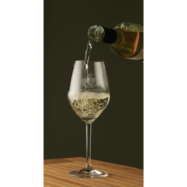 Logo trade promotional giveaways image of: Nice Wine Glasss 350 ml