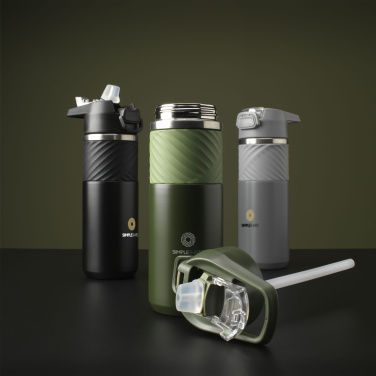 Logo trade promotional merchandise photo of: Lynn RCS Recycled Steel Bottle 500 ml