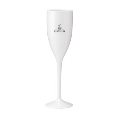 Logo trade promotional items picture of: Lunaire Reusable Champagne Glass 150 ml