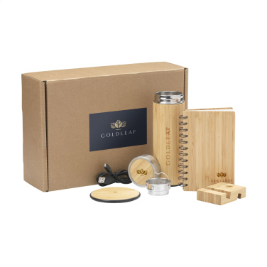 Logo trade business gift photo of: Merch Set Bamboo Boost