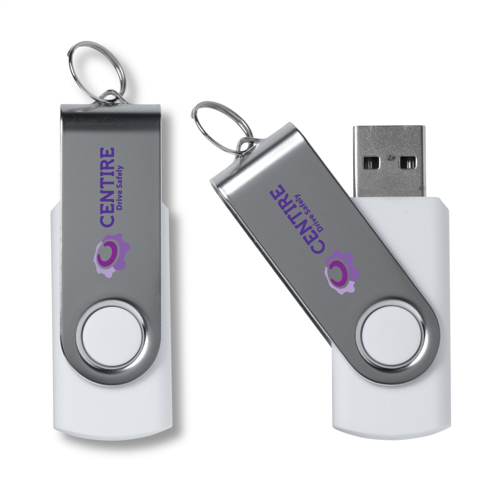 Logo trade promotional merchandise image of: USB Twist from stock 32 GB