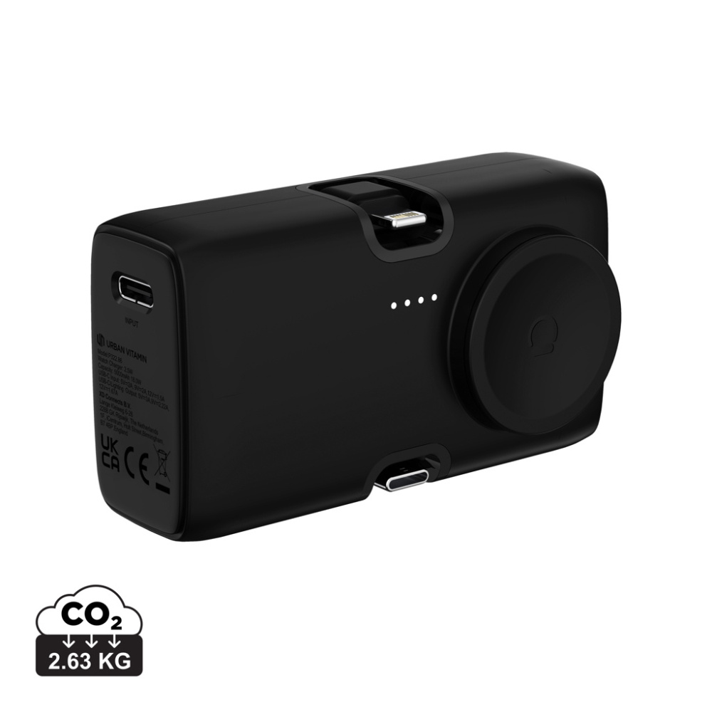 Logo trade promotional merchandise image of: Urban Vitamin San Diego RCS rplastic 20W PD powerbank