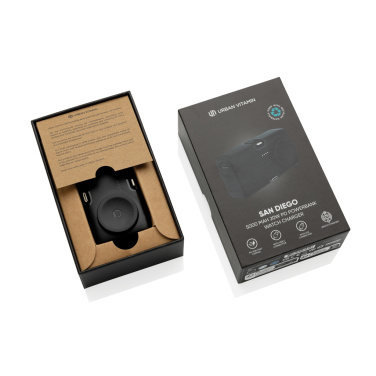 Logotrade promotional giveaways photo of: Urban Vitamin San Diego RCS rplastic 20W PD powerbank