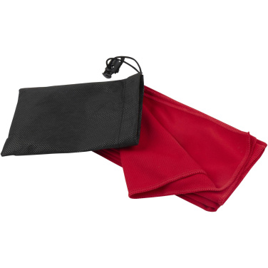 Logo trade promotional item photo of: Lucas RPET sport towel 30x80 cm
