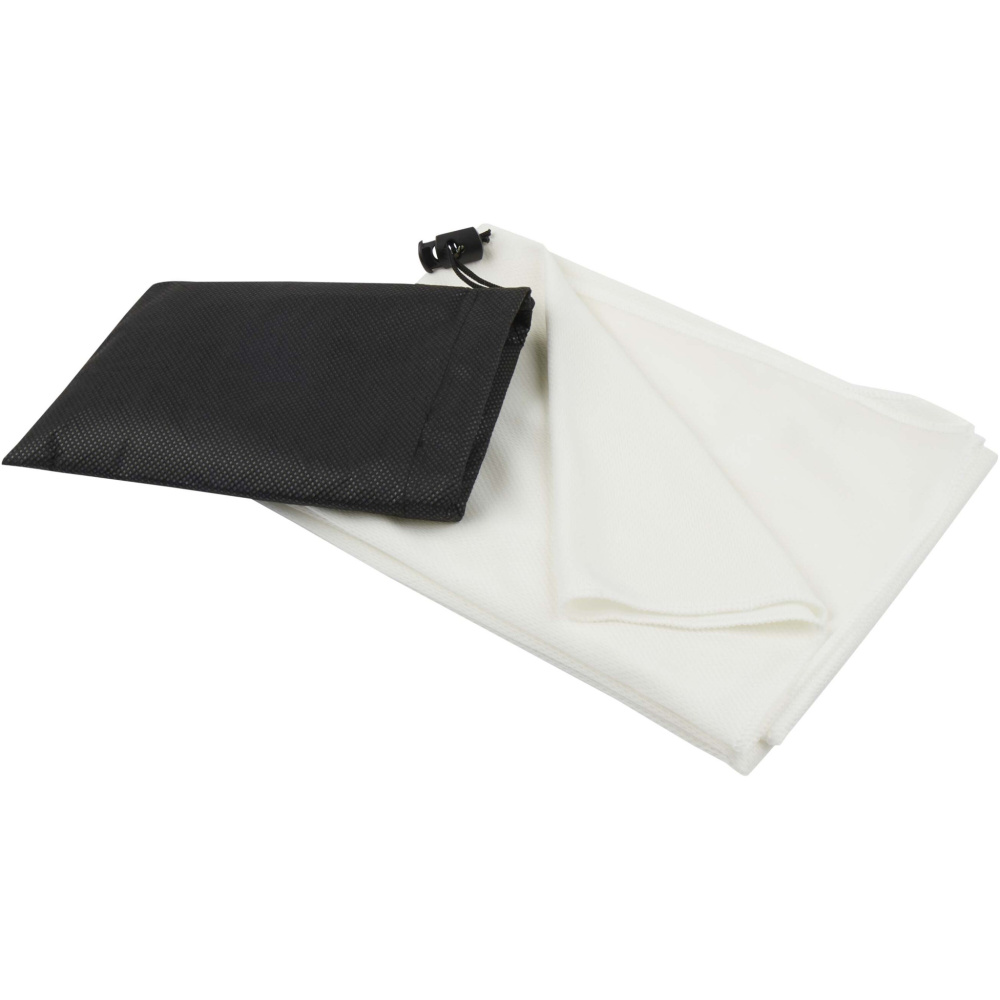 Logo trade promotional items picture of: Lucas RPET sport towel 50x100 cm