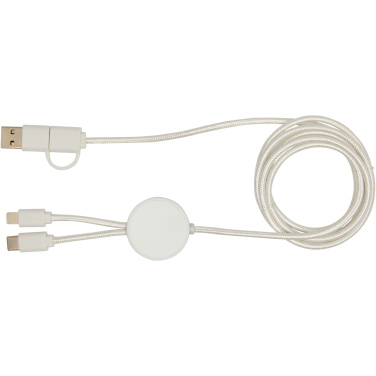 Logotrade promotional giveaway picture of: Citala 5-in-1 recycled plastic 150 cm data sync and 27W fast charge cable