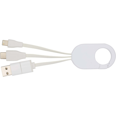 Logotrade corporate gift picture of: Troop 4-in-1 recycled plastic charging cable