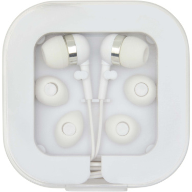 Logo trade promotional gifts picture of: Baekdu wired Type-C headset with recycled plastic storage box