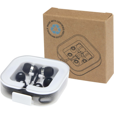 Logo trade business gift photo of: Baekdu wired Type-C headset with recycled plastic storage box