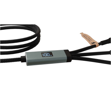 Logotrade promotional item picture of: SCX.design C53 100W 5-in-1 rPET ultra fast charging cable