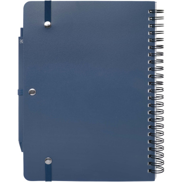 Logotrade advertising products photo of: Thalaasa A5 ocean-bound hard cover notebook with ballpoint pen (black ink)