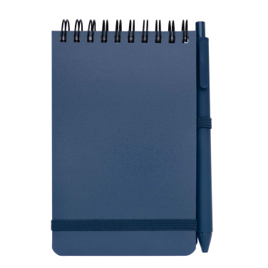 Logotrade promotional product image of: Thalaasa A6 hard cover ocean-bound notebook with ballpoint pen (black ink)