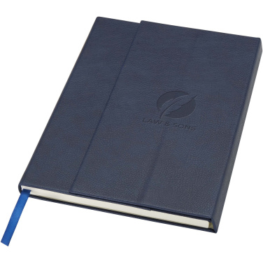 Logo trade advertising products picture of: Alejandra A5 recycled plastic hard cover notebook