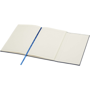Logo trade promotional gift photo of: Alejandra A5 recycled plastic hard cover notebook
