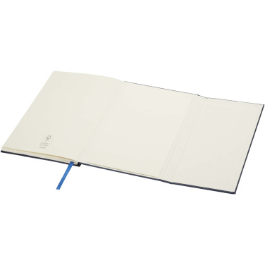 Logo trade promotional products picture of: Alejandra A5 recycled plastic hard cover notebook