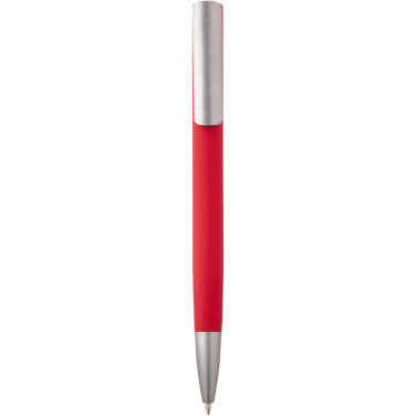 Logo trade business gift photo of: Ziggur aluminium ballpoint pen (blue ink)