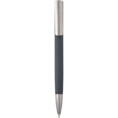Logo trade promotional products image of: Ziggur aluminium ballpoint pen (blue ink)
