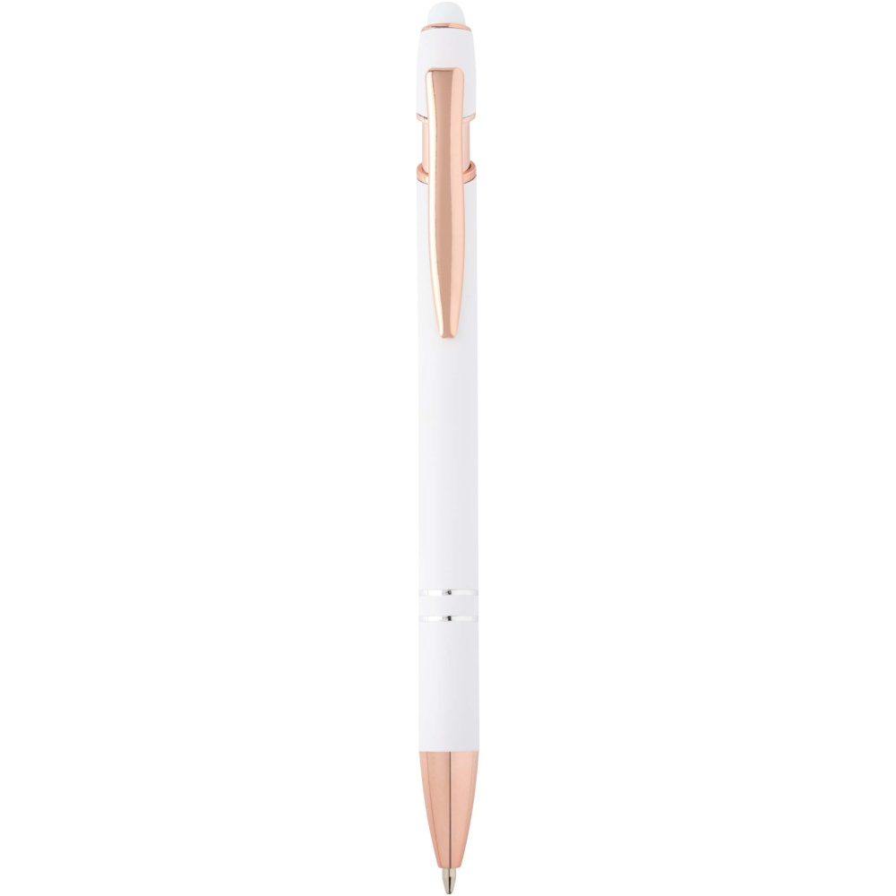 Logotrade promotional products photo of: Nanna ballpoint pen with rose gold finish (blue ink)