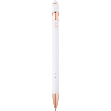 Logo trade promotional item photo of: Nanna ballpoint pen with rose gold finish (blue ink)