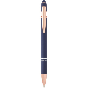 Logotrade corporate gift image of: Nanna ballpoint pen with rose gold finish (blue ink)