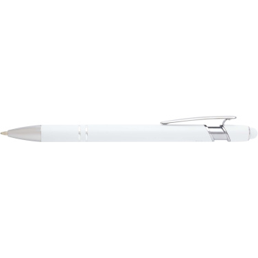 Logotrade promotional gift image of: Kish ballpoint pen with silver finish (blue ink)