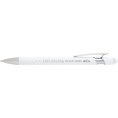 Logotrade corporate gift image of: Kish ballpoint pen with silver finish (blue ink)