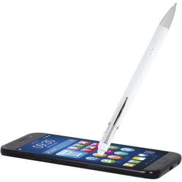 Logotrade corporate gift image of: Kish ballpoint pen with silver finish (blue ink)