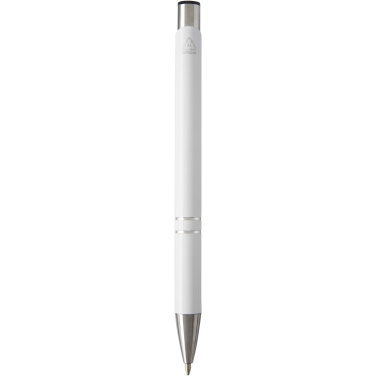 Logo trade promotional products picture of: Moneta recycled aluminium ballpoint pen (blue ink)
