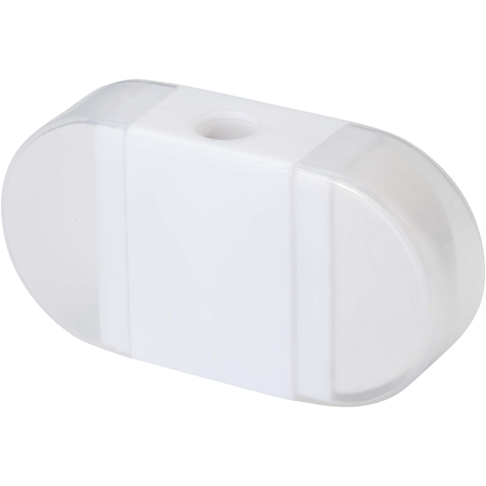 Logo trade business gifts image of: Velvi pencil sharpener with eraser 