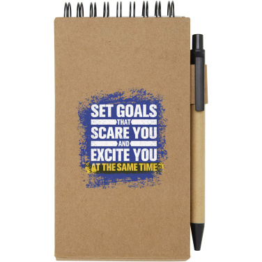 Logotrade advertising product picture of: Flipper sticky notepad with ballpoint pen (black ink)