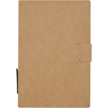 Logo trade promotional product photo of: Swift sticky notes booklet with ballpoint pen (black ink)