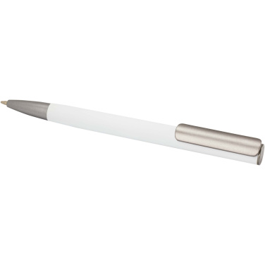 Logo trade promotional merchandise image of: Ziguur recycled aluminium ballpoint pen (black ink)