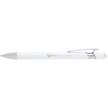 Logotrade promotional products photo of: Kish ballpoint pen with silver finish (black ink)