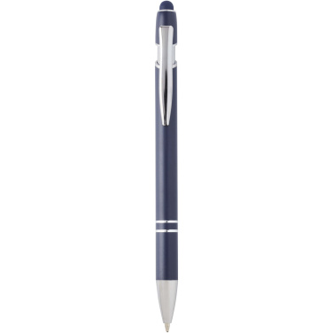 Logo trade corporate gifts picture of: Kish ballpoint pen with silver finish (black ink)