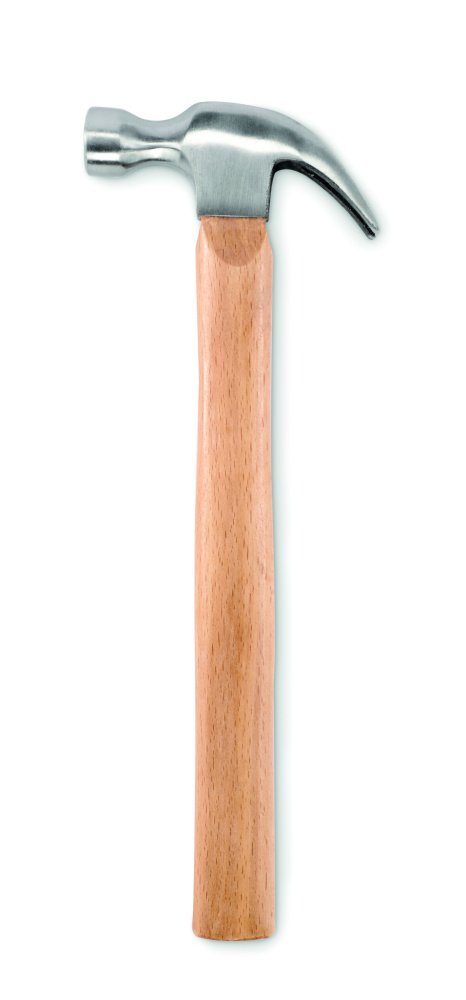 Logo trade promotional merchandise image of: Wooden claw hammer