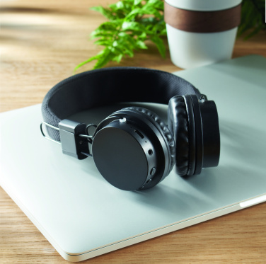Logotrade promotional items photo of: ABS wireless foldable headphone