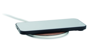 Logo trade promotional giveaway photo of: Wireless charger 15W