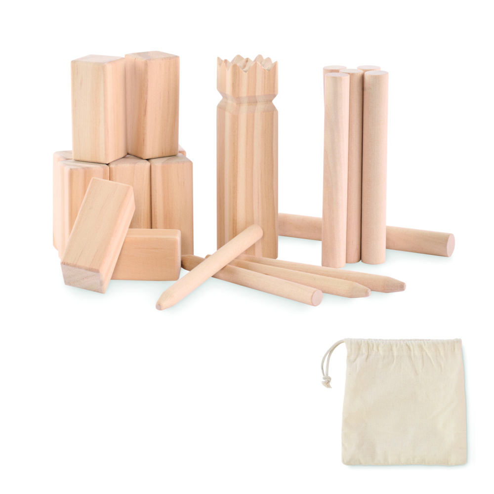 Logotrade promotional giveaway picture of: Pinewood outdoor throwing game