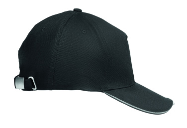 Logo trade corporate gift photo of: 5 panel LED cotton cap 220gr/m²
