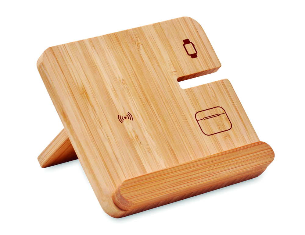 Logotrade promotional gift picture of: 3 in 1 15W wireless charger