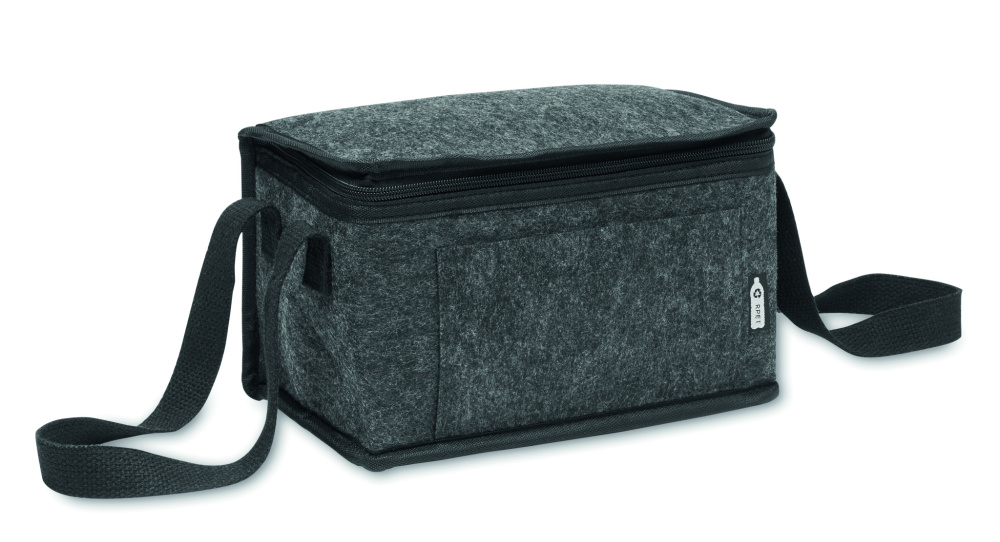Logo trade promotional merchandise image of: RPET felt cooler bag