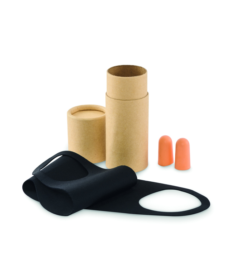 Logotrade promotional item image of: Travel set in paper tube box