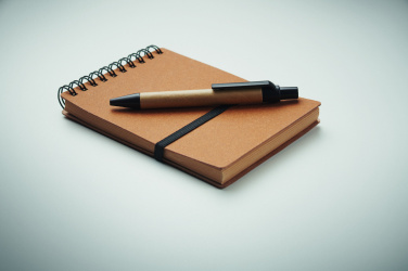 Logo trade advertising products picture of: Recycled notebook with ball pen