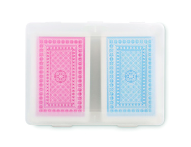 Logo trade promotional gift photo of: Set of classic playing cards