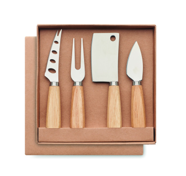 Logotrade corporate gifts photo of: Set of 4 cheese knives
