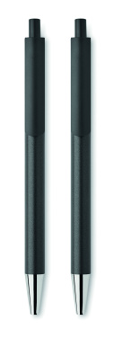 Logo trade business gifts image of: Recycled aluminium pen set