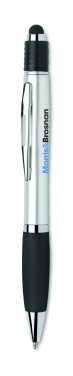 Logo trade advertising products image of: Stylus spinner pen